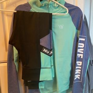 Pink ultimate pants and pullover